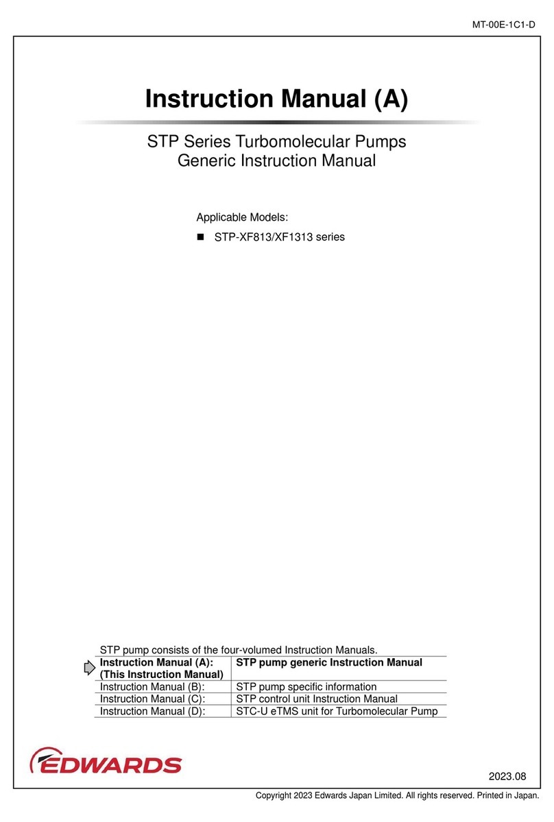 Edwards STP-XF813 Series User manual
