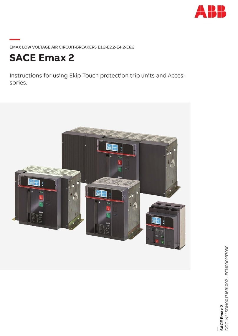 ABB SACE Emax 2 User manual