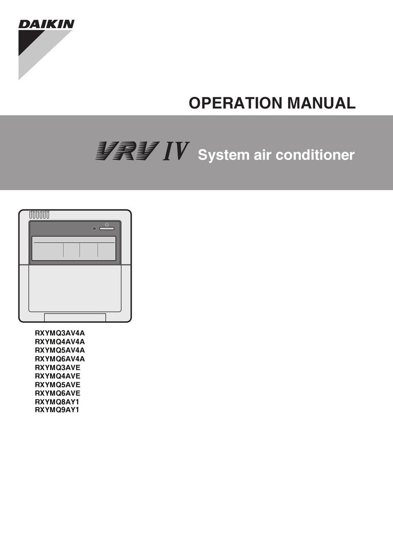 Daikin RXYMQ3AV4A User manual
