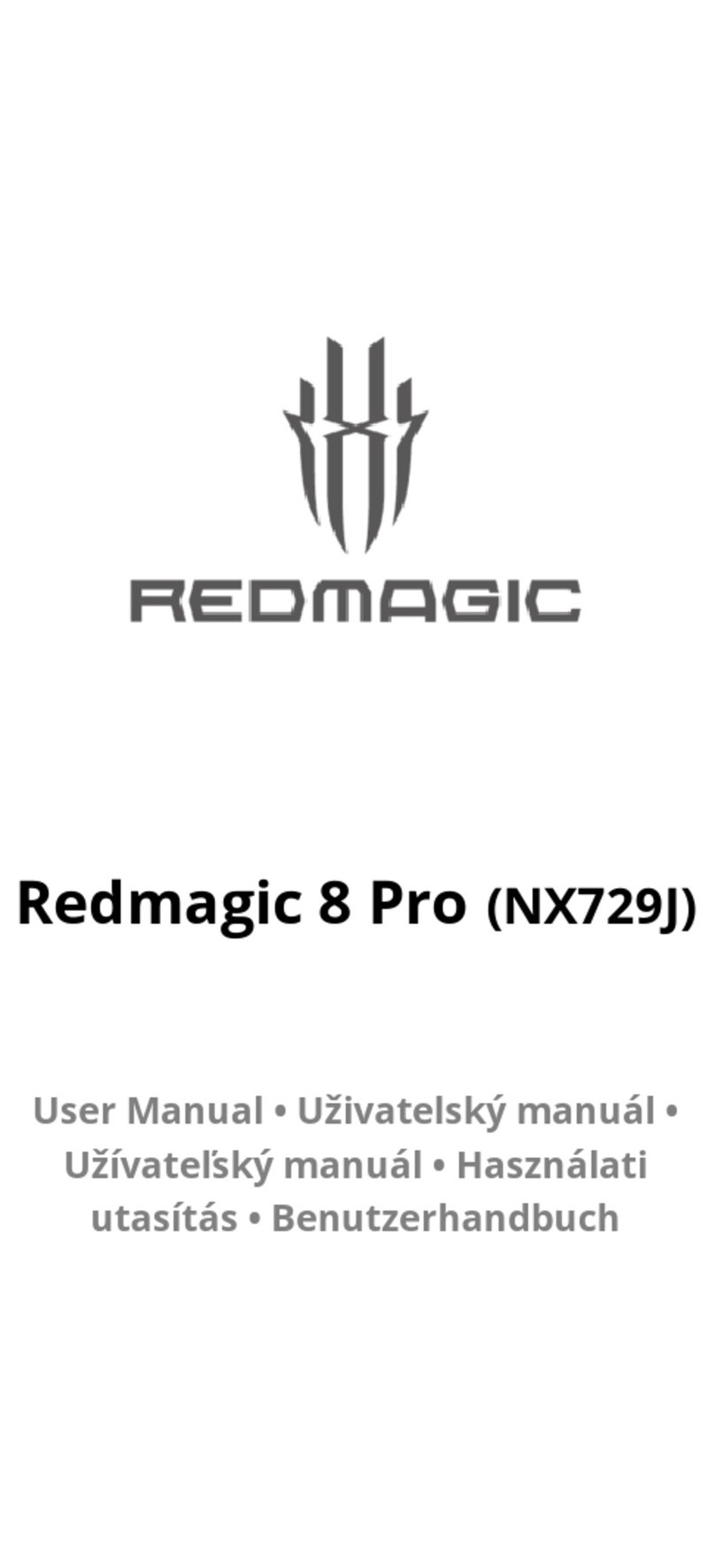 Zte REDMAGIC 8 Pro User manual