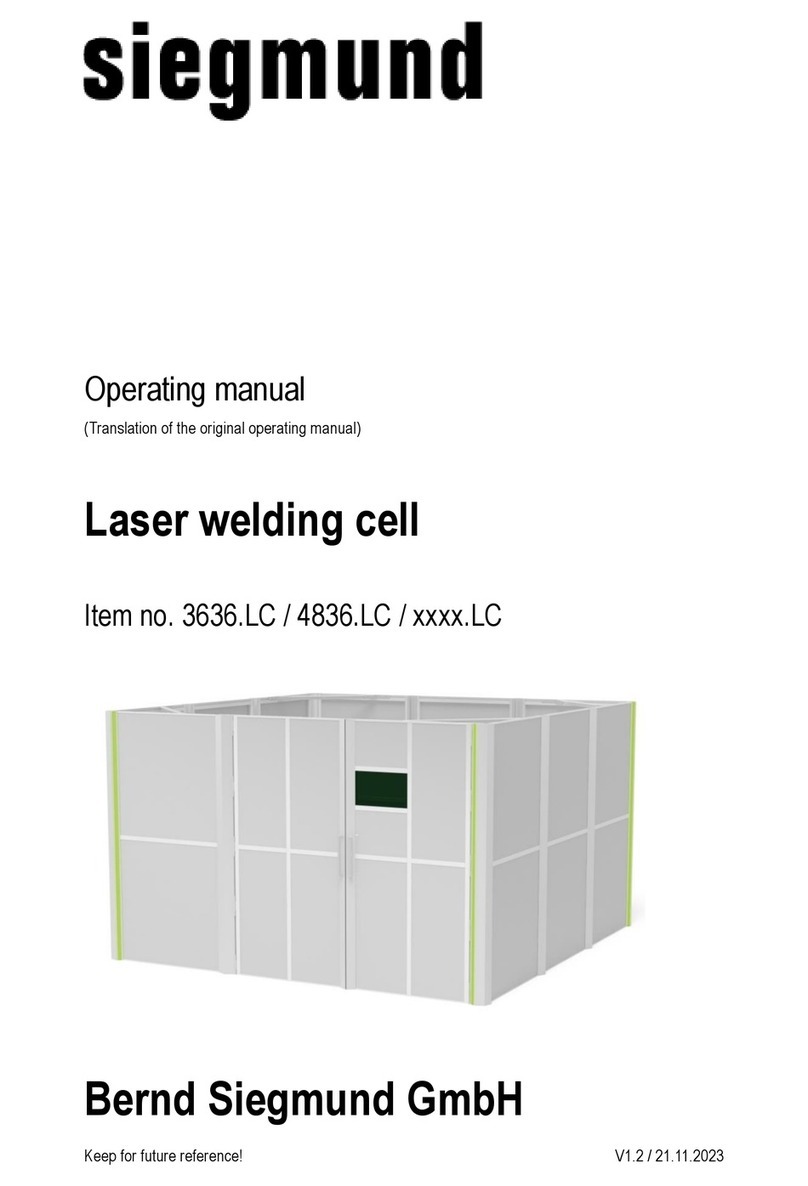 Siegmund LC Series operating manual