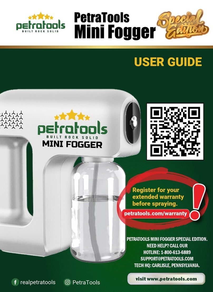 PetraTools MINI FOGGER SPECIAL EDITION User manual