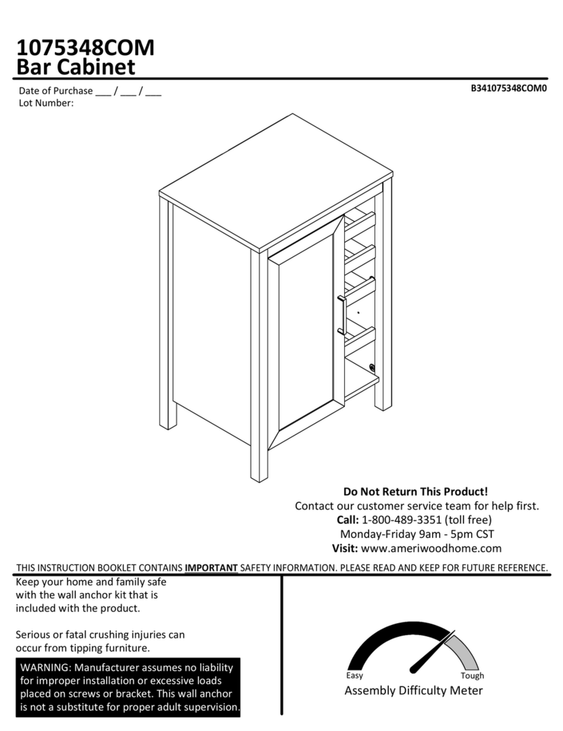 Dorel Home Products 1075348COM Instruction booklet Dorel Home Products 1075348COM Instruction booklet