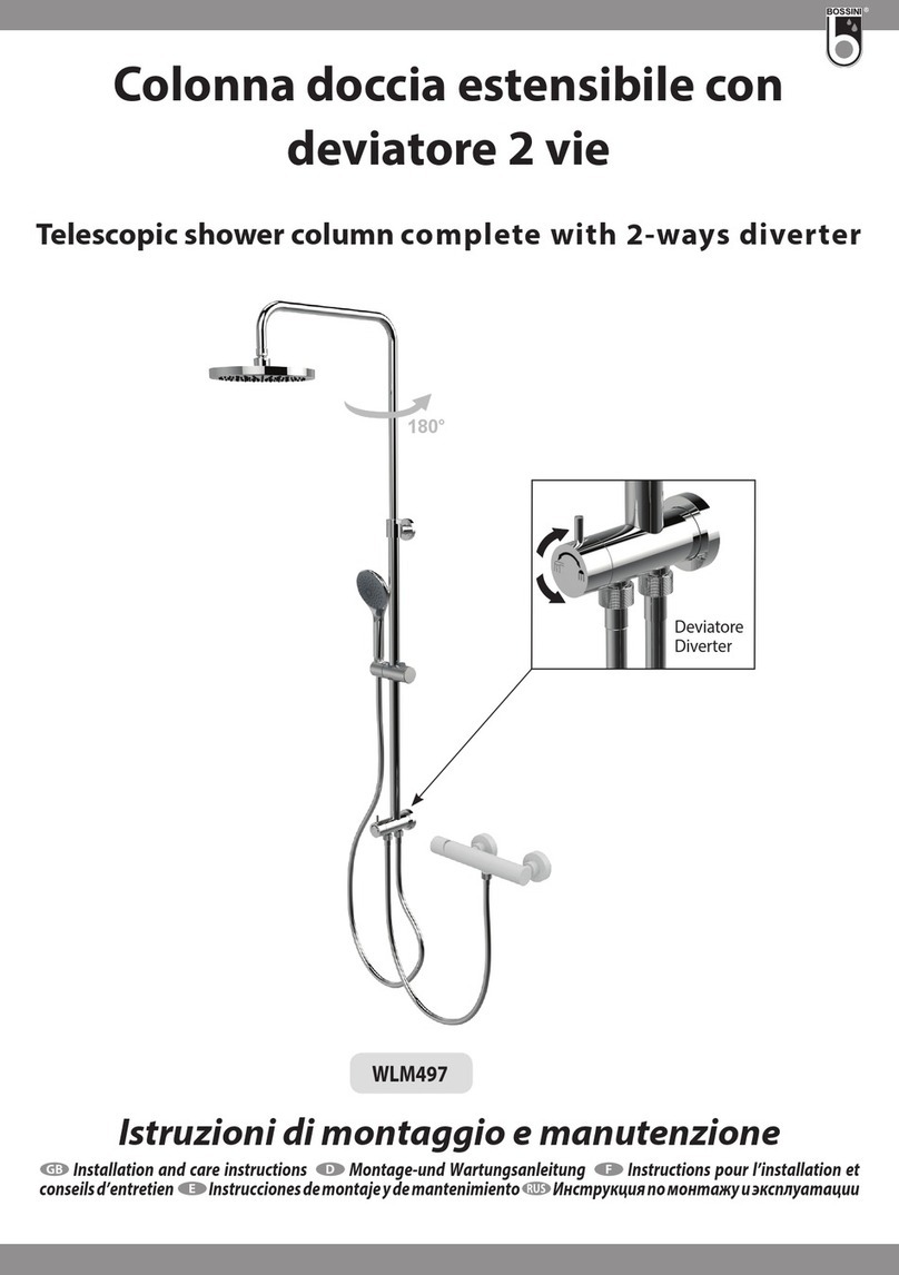 Bossini WLM497 Operation manual