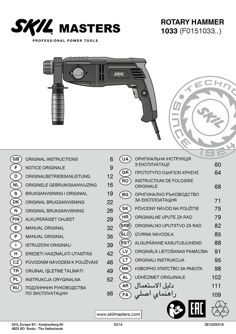 SKIL MASTERS 1033 Original instructions SKIL MASTERS 1033 Original instructions