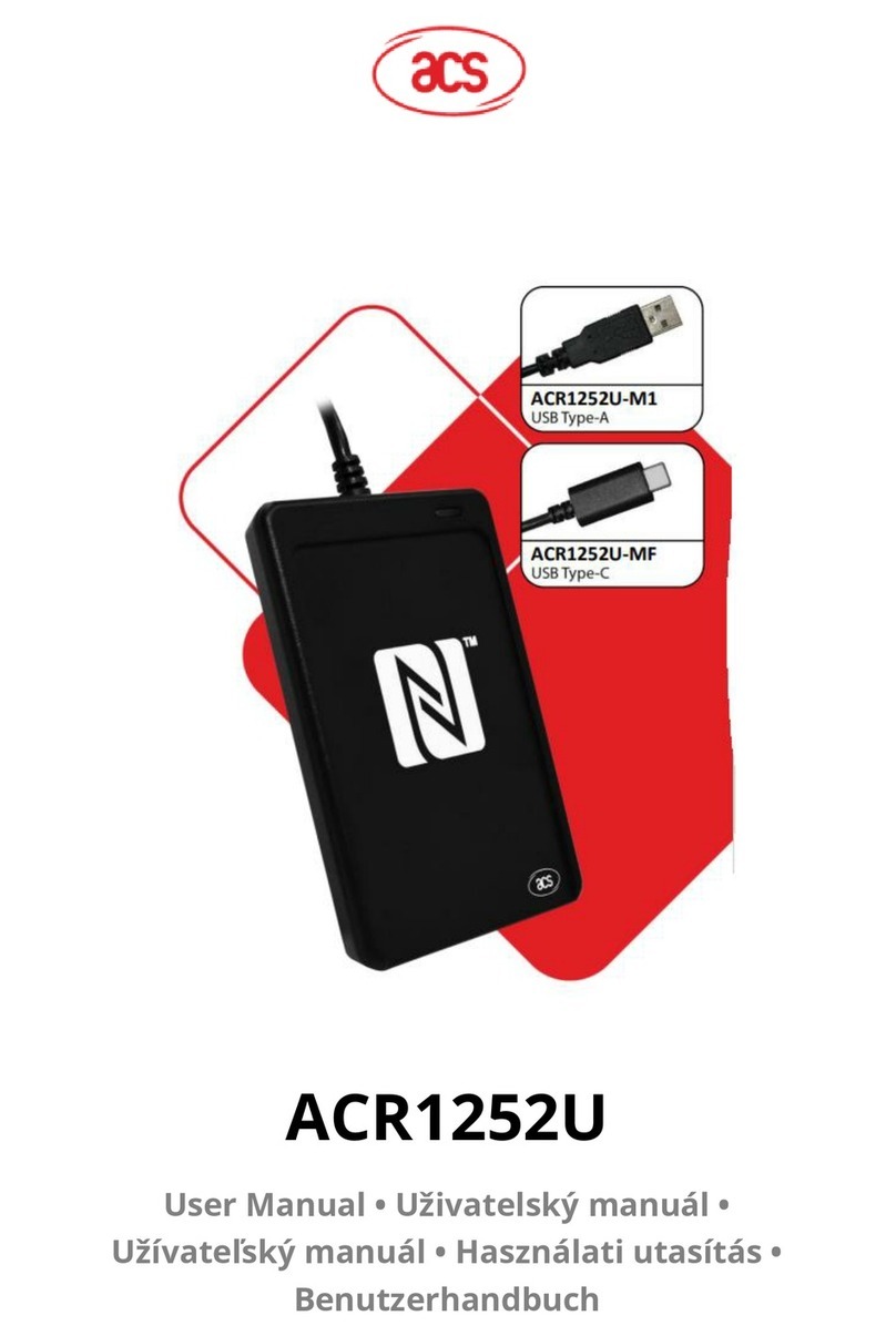 ACS USB NFC Reader III user manual