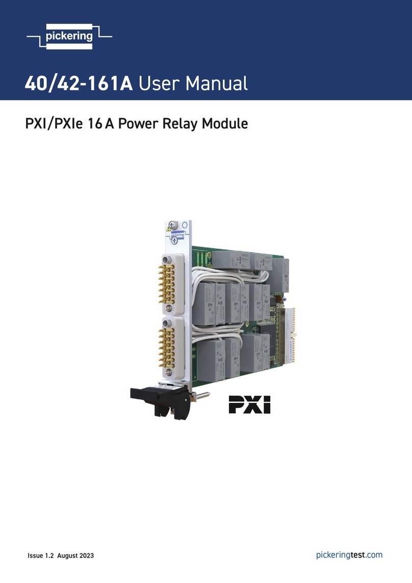 Pickering 40-161A User manual