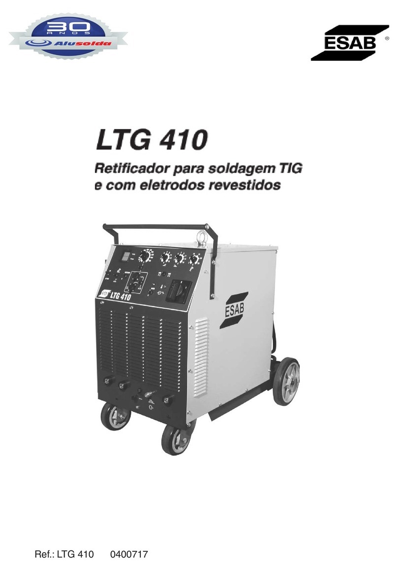 ESAB LTG 410 User manual