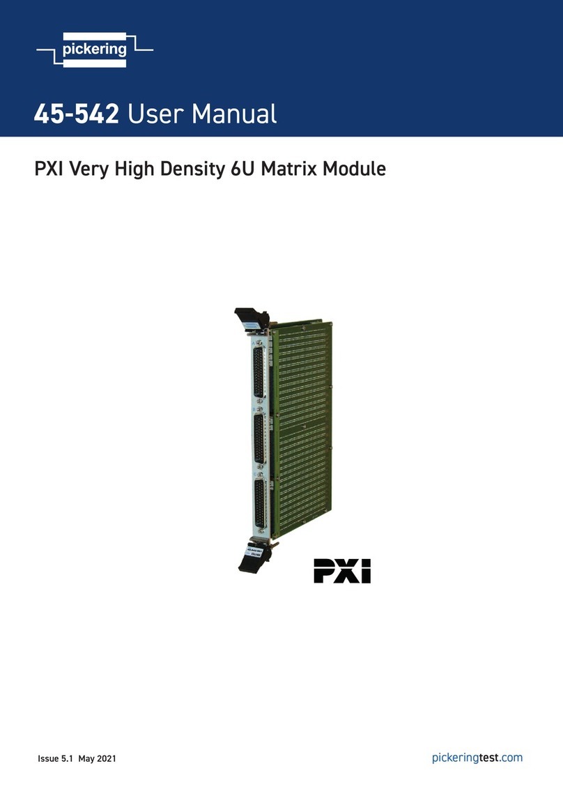 Pickering 45-542 User manual