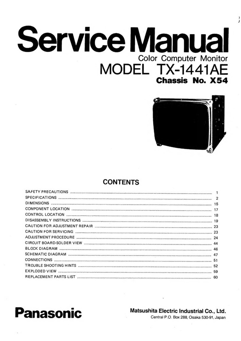 Panasonic TX-1441AE User manual