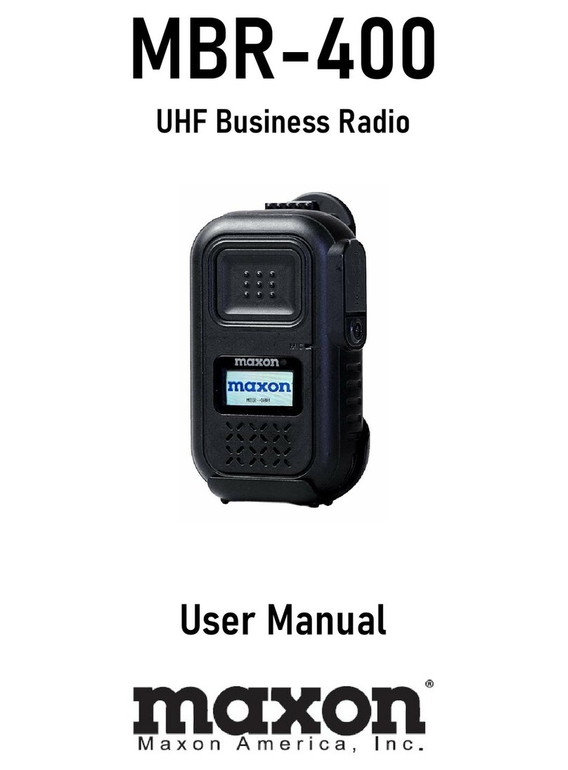 Maxon MBR-400 User manual