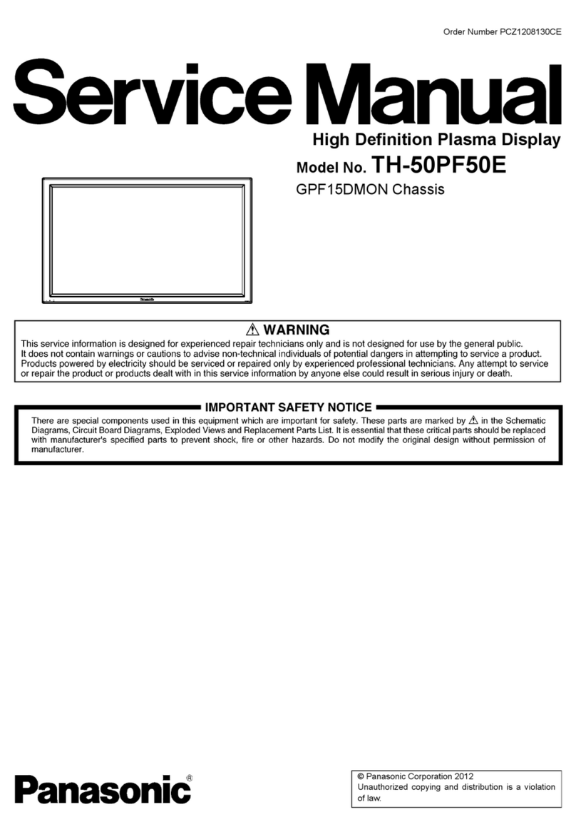 Panasonic TH-50PF50E User manual Panasonic TH-50PF50E User manual