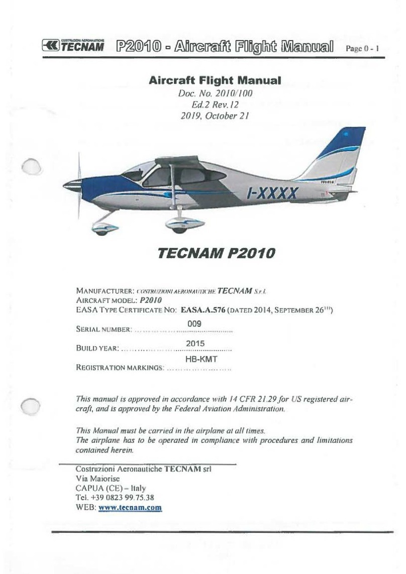 Tecnam P2010 2015 Technical specifications