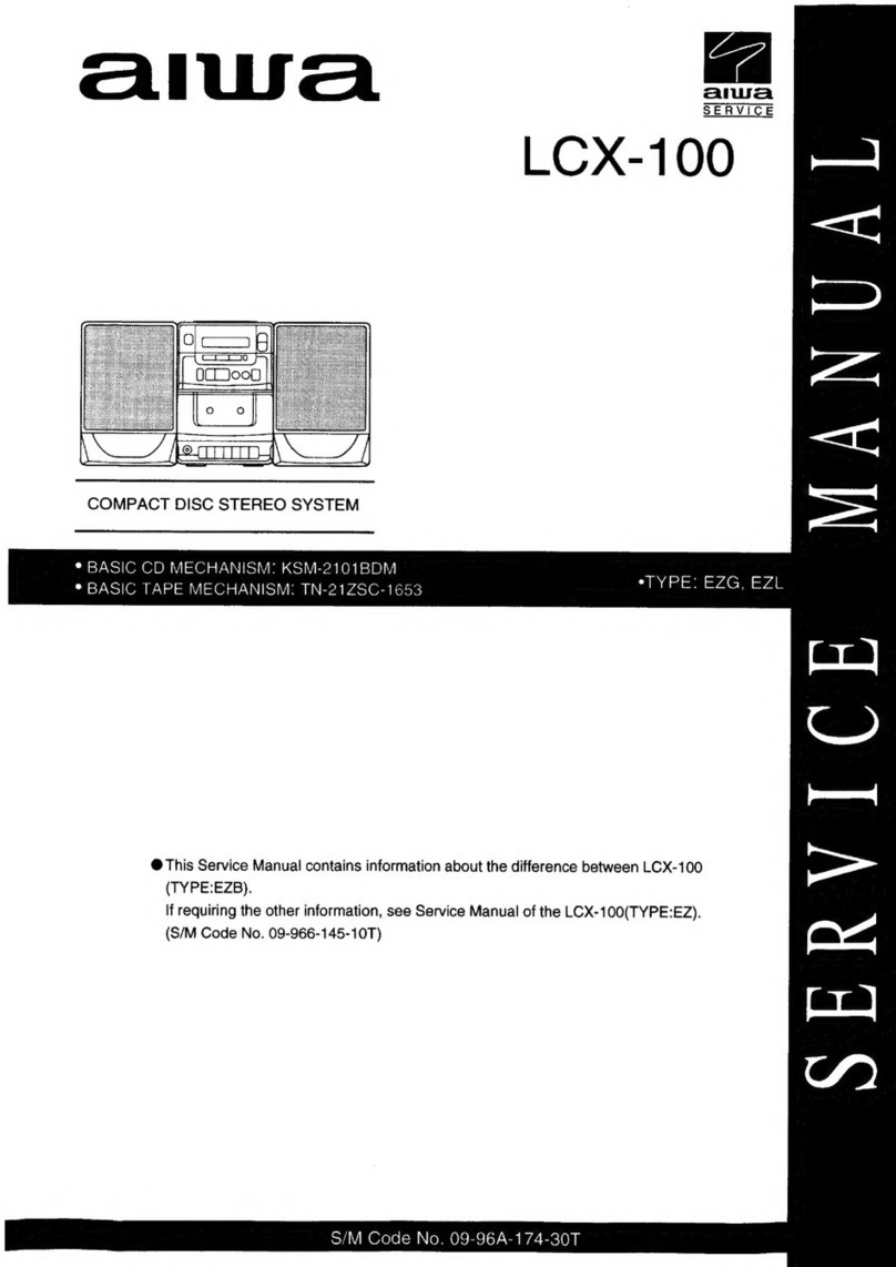 Aiwa LCX-100 User manual