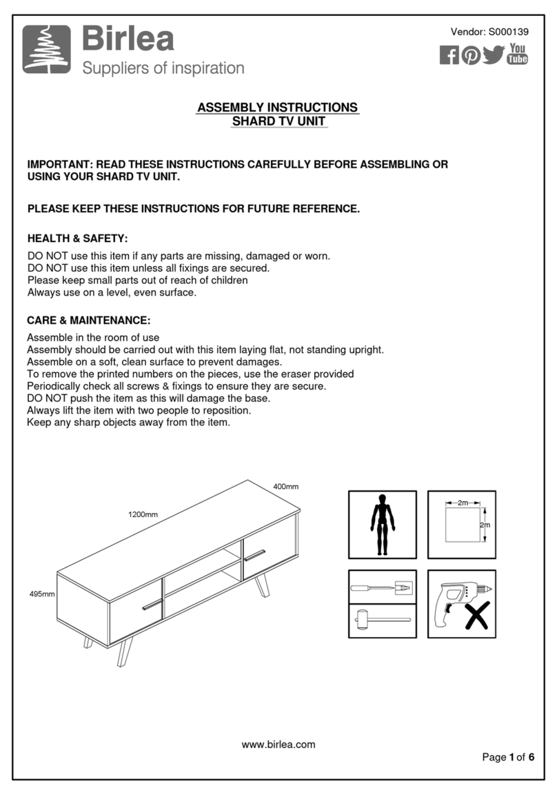 Birlea SHARD User manual Birlea SHARD User manual