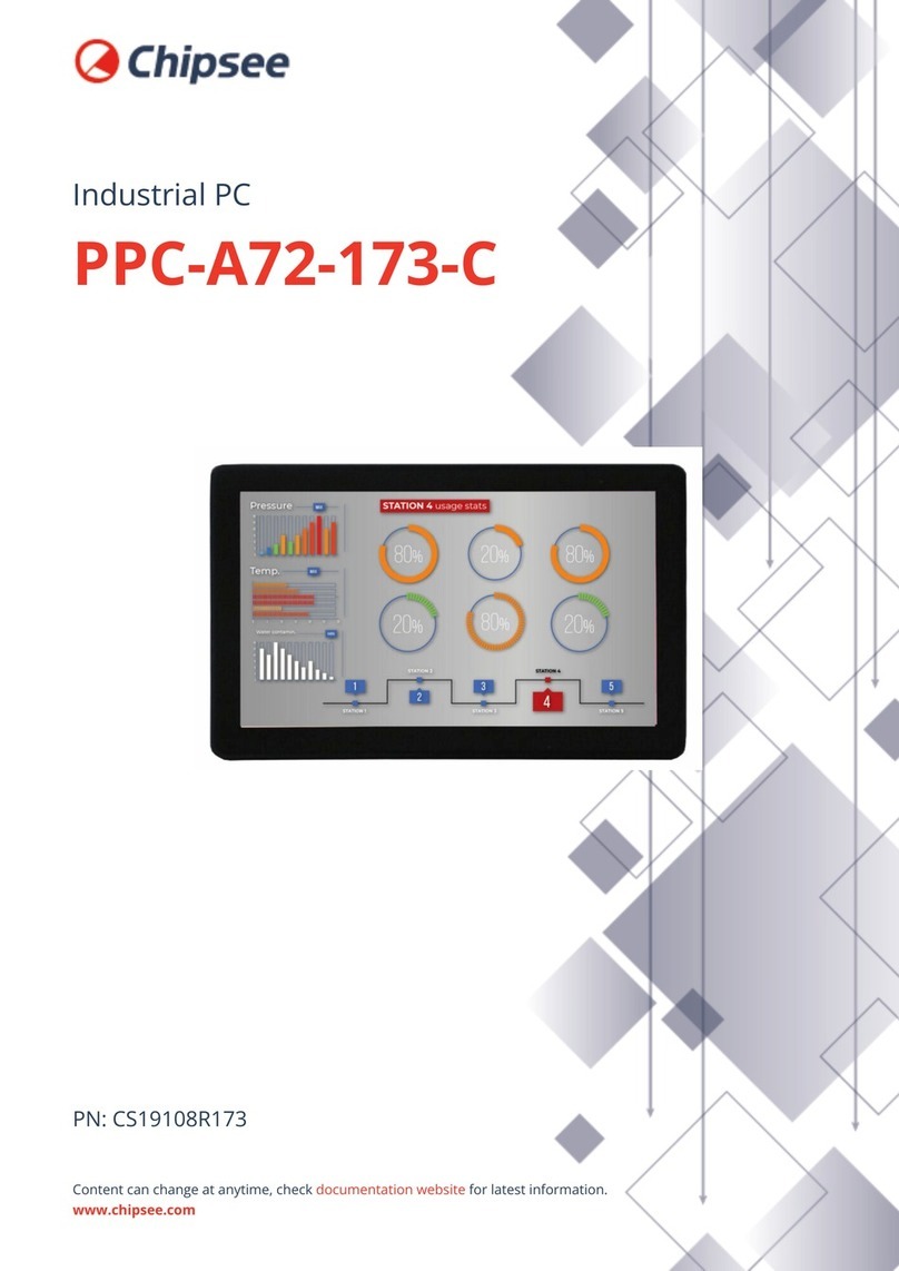 Chipsee PPC-A72-173-C User manual Chipsee PPC-A72-173-C User manual