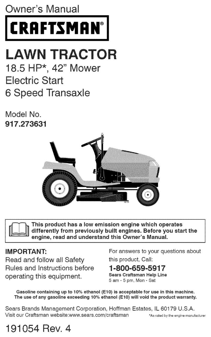 Sears CRAFTSMAN 917.273631 owner's manual