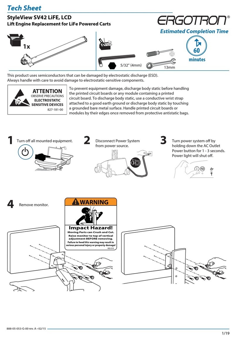 Ergotron StyleView SV42 User manual Ergotron StyleView SV42 User manual