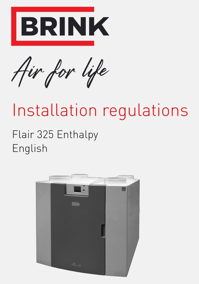 Brink Flair 325 Installation regulations Brink Flair 325 Installation regulations