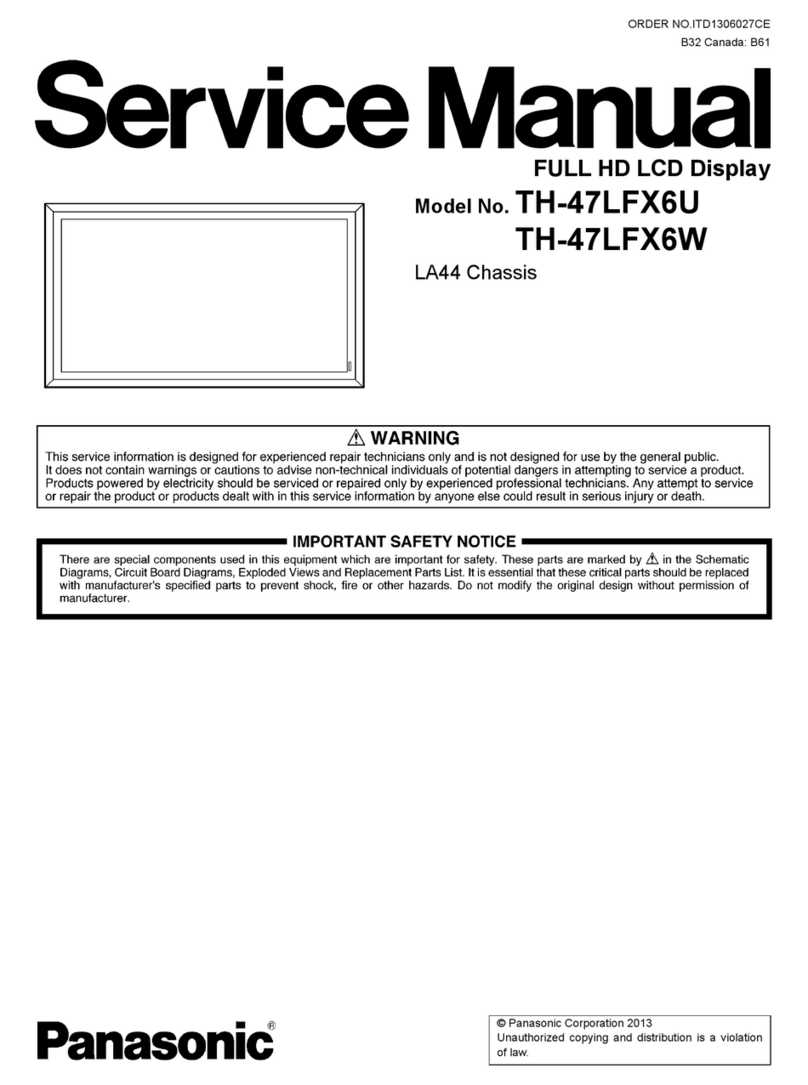Panasonic TH-47LFX6U User manual