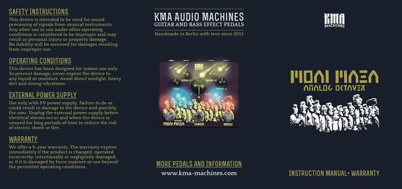 KMA MOAI MAEA User manual