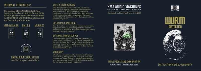 KMA WURM DISTORTION User manual