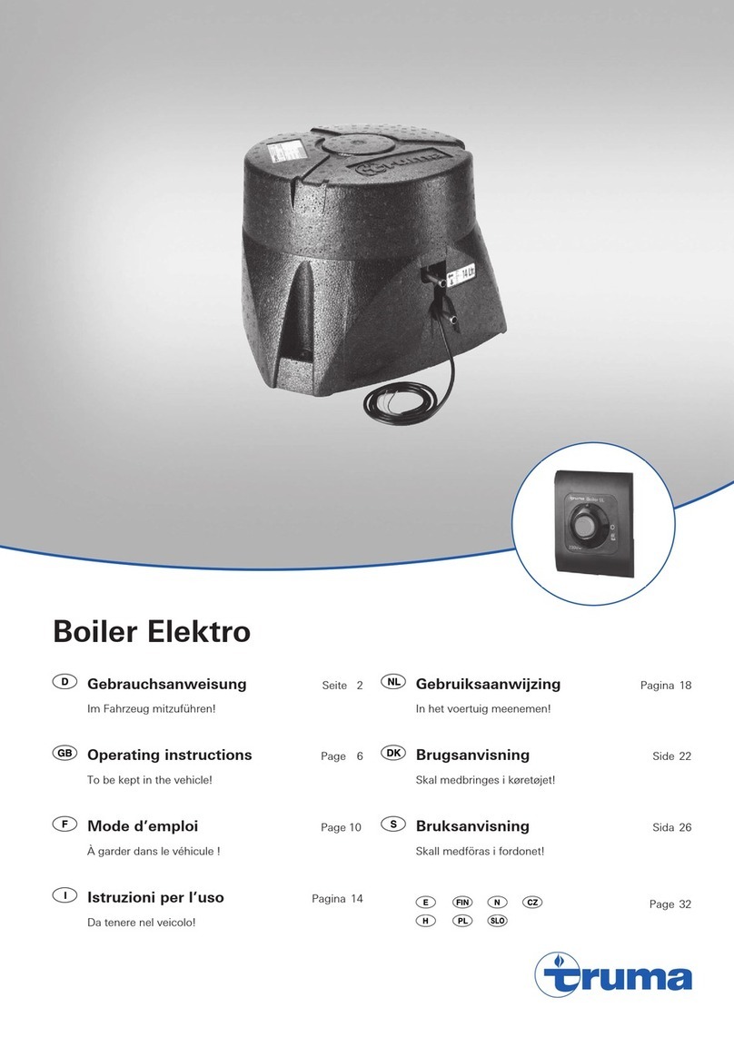 Truma Boiler Elektro BE14 User manual