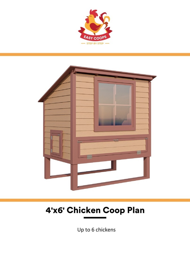 EASY COOPS Chicken Coop Plan 4x6 User manual EASY COOPS Chicken Coop Plan 4x6 User manual