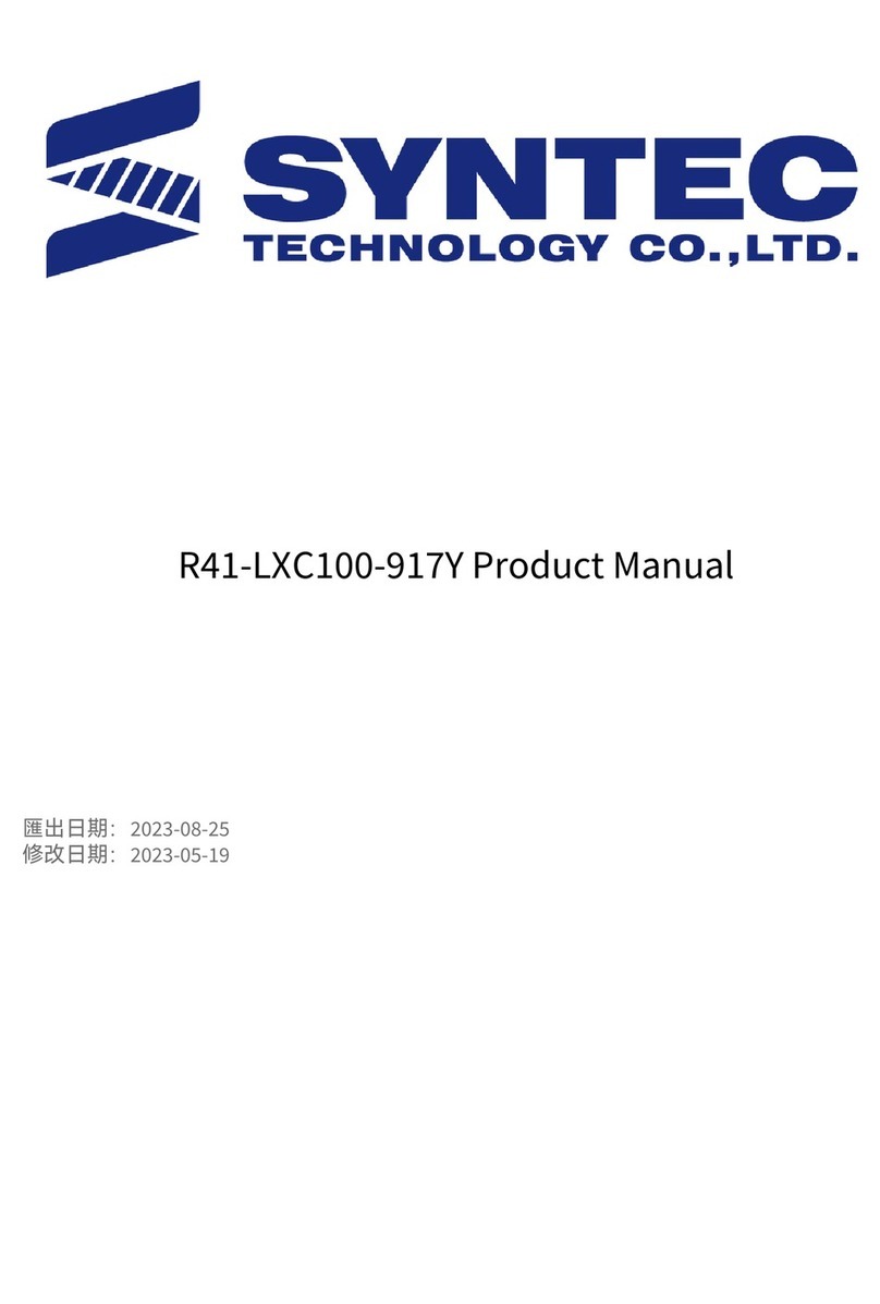 Syntec R41-LXC100-917Y product manual