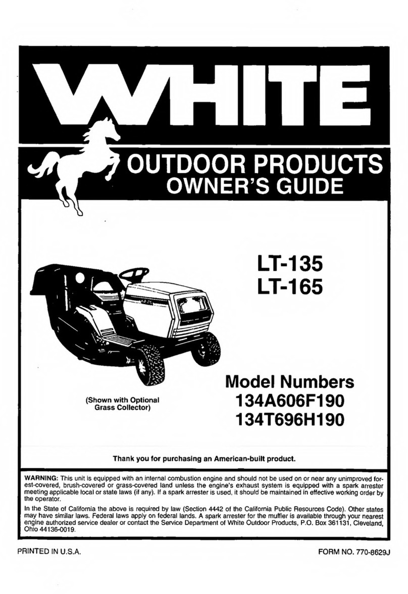 White LT-135 User manual White LT-135 User manual