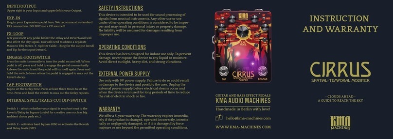 KMA CIRRUS SPATIAL-TEMPORAL MODIFIER instructions KMA CIRRUS SPATIAL-TEMPORAL MODIFIER instructions
