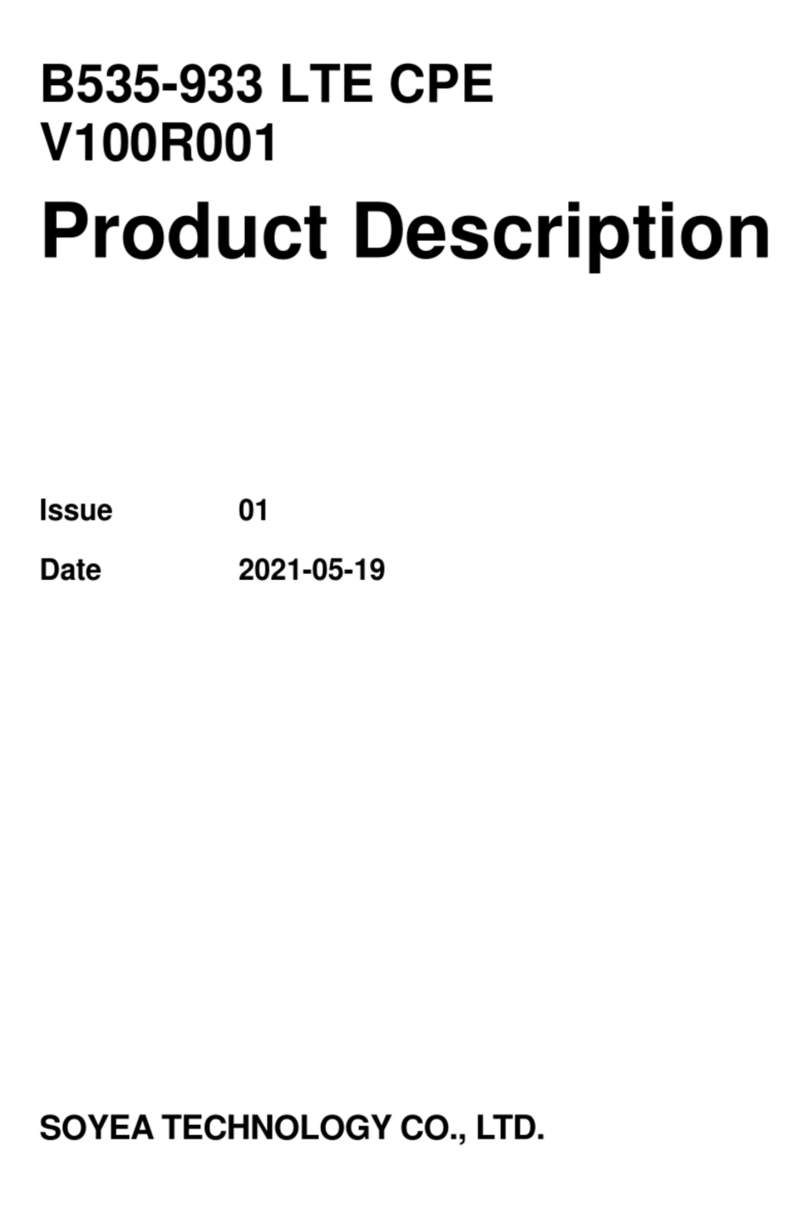 Soyea B535-933 LTE CPE Product description
