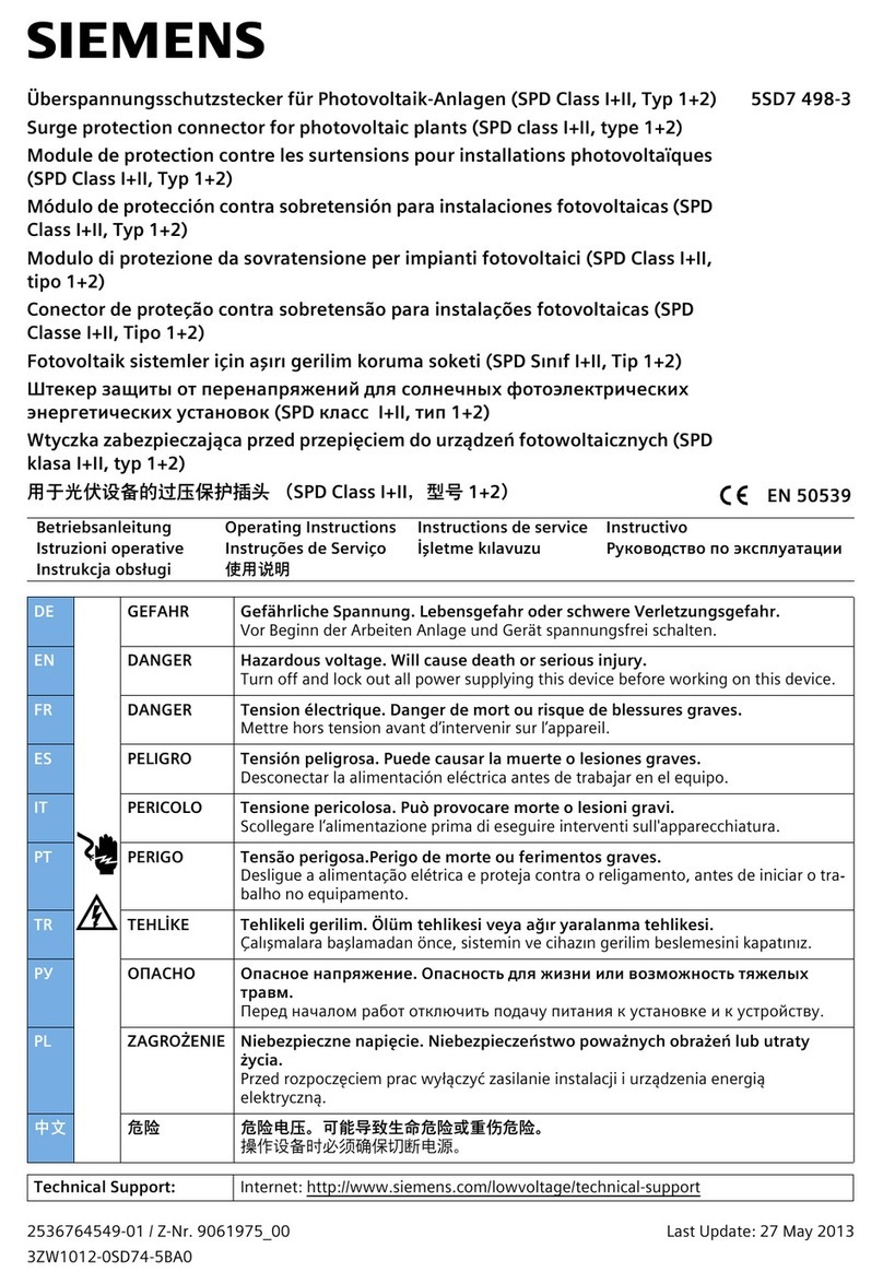 Siemens 5SD7 498-3 User manual