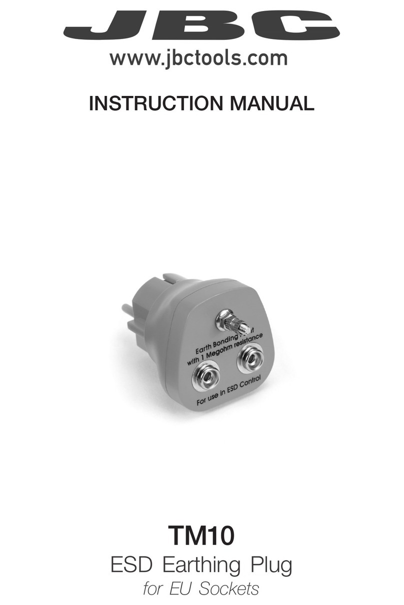 jbc TM10 instruction manual