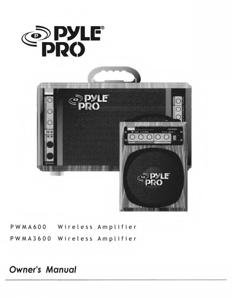 Pyle Pro PWMA600 User manual