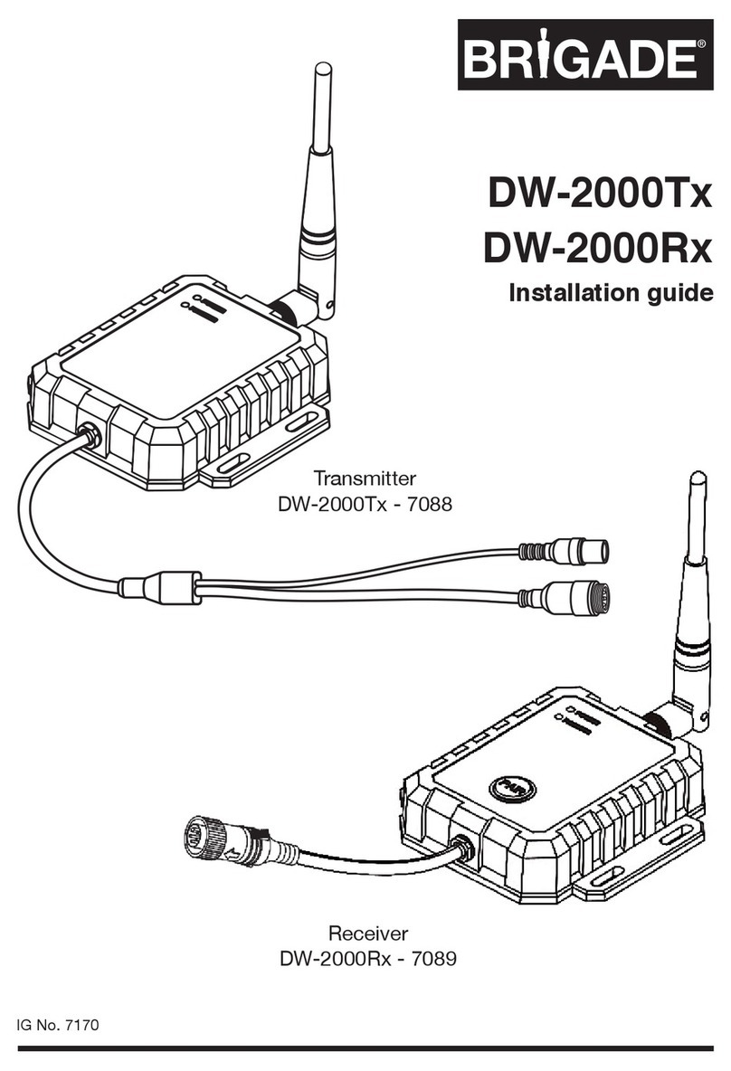 Brigade DW-2000Tx installation guide