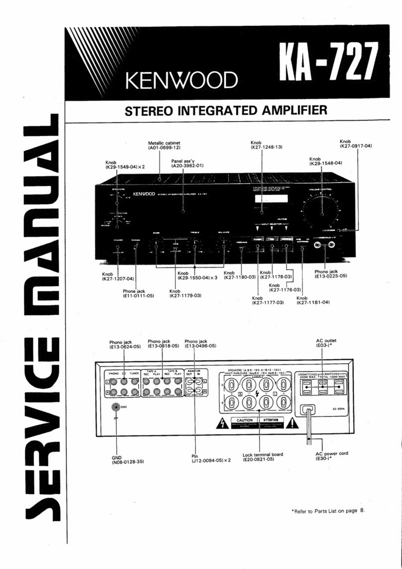 Kenwood KA-727 User manual