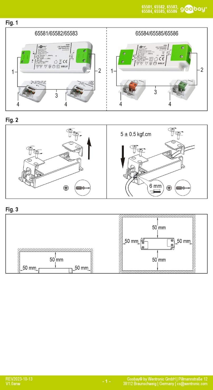 Goobay 65581 user manual Goobay 65581 user manual