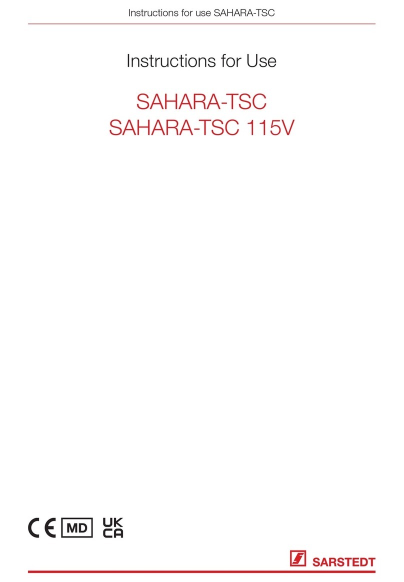 Sarstedt SAHARA-TSC Instructions for use
