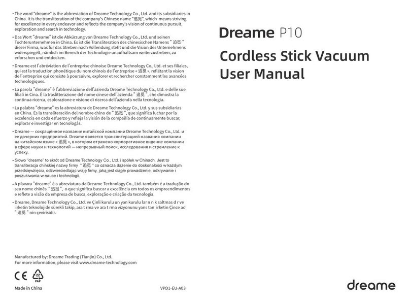 Dreame P10 User manual