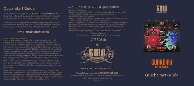 KMA GUARDIAN OF THE WURM User manual