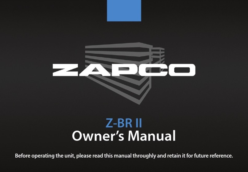 zapco Z-BR II User manual