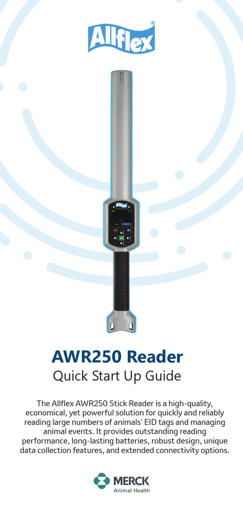 Merck Allflex AWR250 Troubleshooting guide