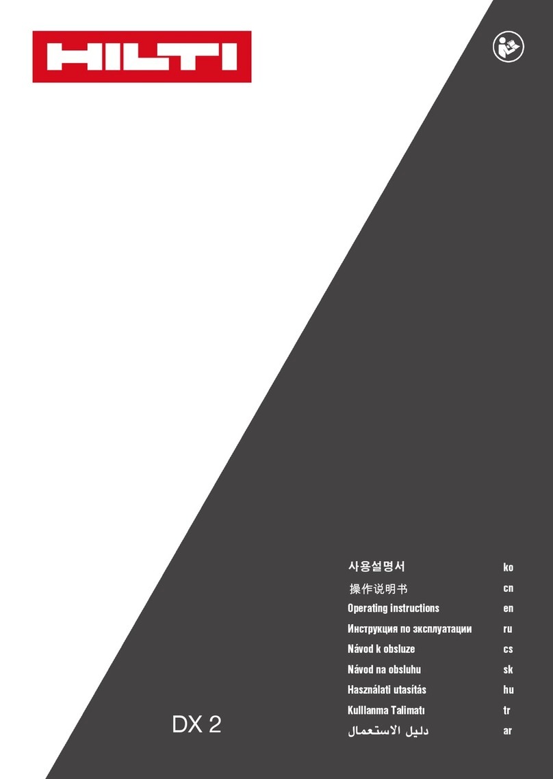 Hilti dx 2 User manual