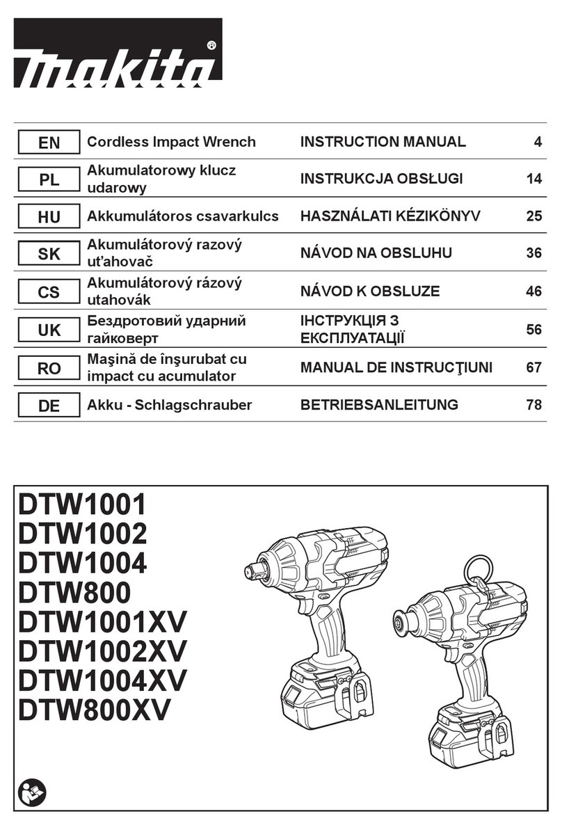 Makita DTW1001 instruction manual