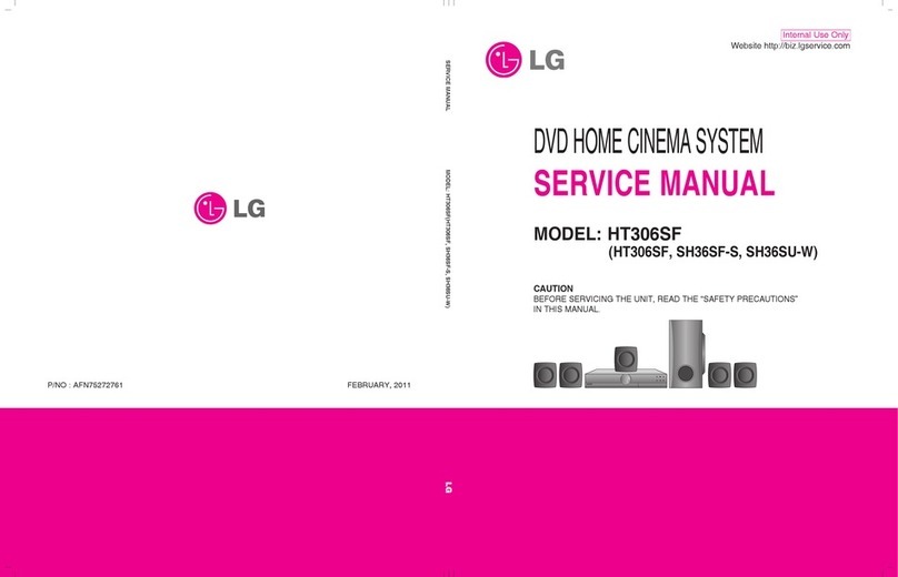 LG HT306SF User manual