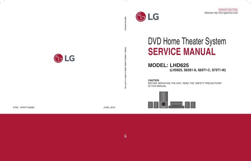 LG LHD625 User manual