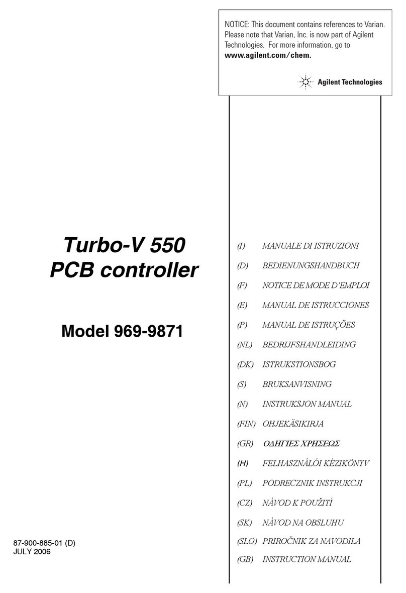 Agilent Technologies 969-9871 User manual