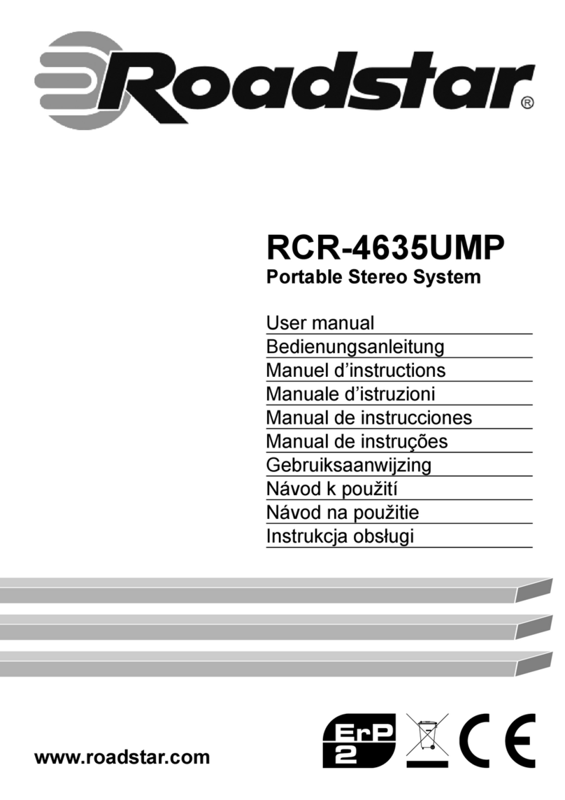 Roadstar RCR-4635UMP User manual