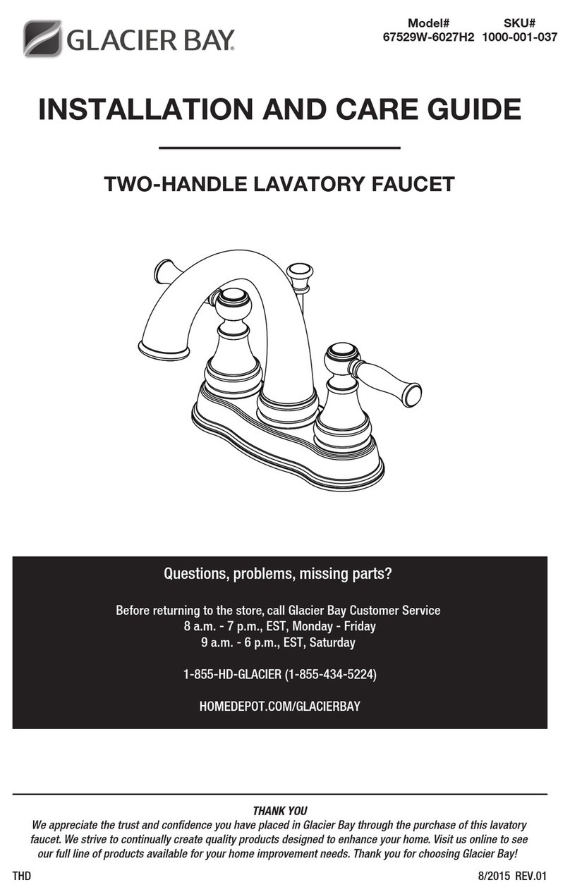 Glacier bay 67529W-6027H2 Assembly instructions